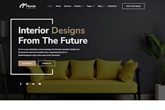 build home decor shopify store interior design website carpentry furniture store