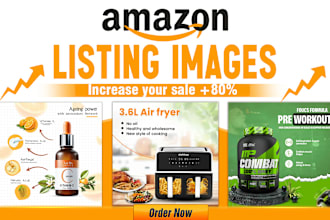 design professional amazon product listing pictures for your product