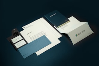 design modern and minimal brand identity guidelines