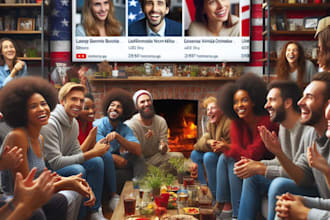 shoutout organic youtube promotion to active 5 million USA UK audience to view