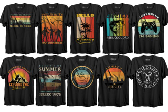 premium vintage t shirt design