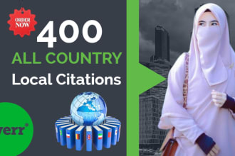 do all country local citations the global 400 directory submission
