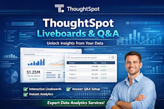 build interactive thoughtspot liveboards and answer queries