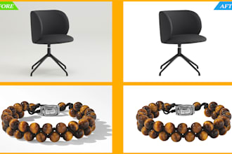 do product photo editing and background removal for ecommerce