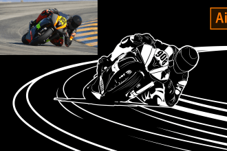 draw vector art form your motorcycle, car or anyting