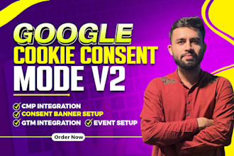 setup advanced google cookie consent mode version 2 on your website with gtm