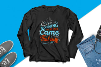 do a christian t shirt design and a t shirt mockup design
