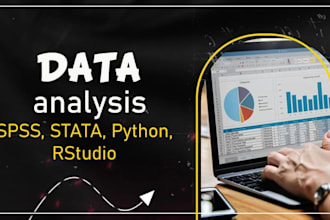 do data analysis, statistics with r, python, excel, stata