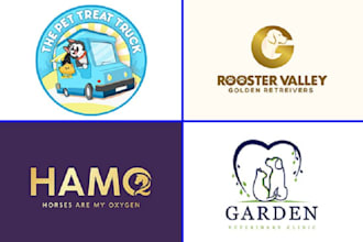 create a unique animal and pets logo design