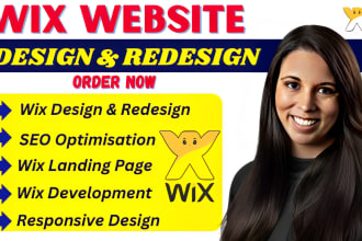 build wix website design wix website redesign wix landing page wix studio