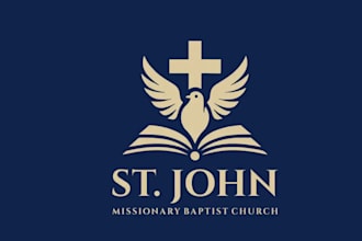 create a church logo that is polished, cutting edge, unique,