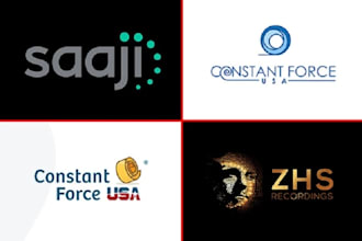 make a modern tech startups security technology logo design