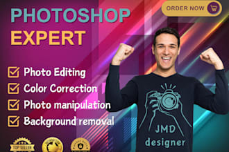do photo editing, color correction and photo manipulation