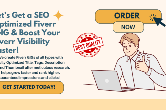 make professional fiverr gig SEO optimize description title tags
