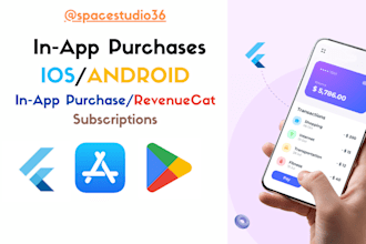 add in app purchases subscriptions flutter mobile app