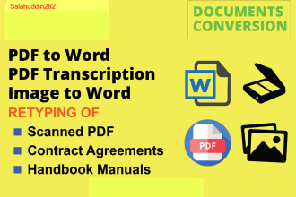 convert PDF to word or word to PDF