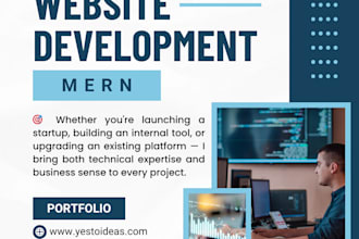 be your mern stack developer, react, node, mongodb, express