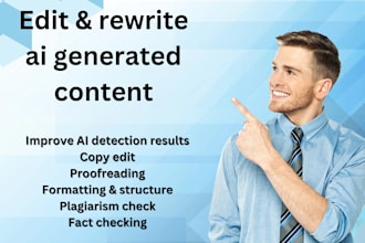 humanize and rewrite ai generated content