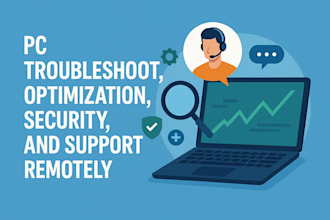 pc troubleshooting optimization security and support remotely