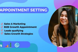 be your b2b appointment setter and b2b sales manager