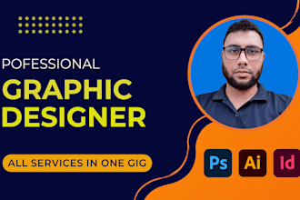 be a professional and expert graphic designer for web or print