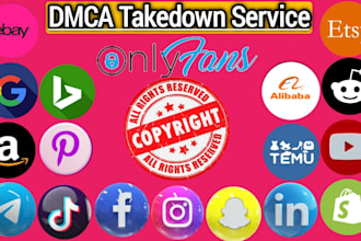 takedown harassing defaming content from google mugshots tiktok reddit by dmca