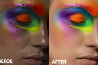 high end photo retouching, editing in photoshop