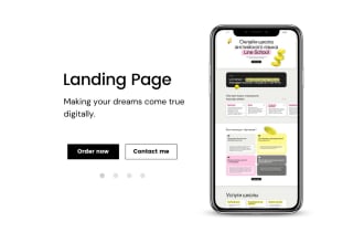 develop professional landing page on tilda
