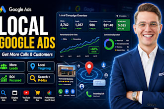 setup and manage google ad PPC ads campaign for local businesses