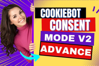 setup google consent mode v2, cookie consent banner with GTM