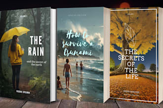 create a beautiful book cover with ai