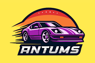 design automotive logo and auto detailing cars business