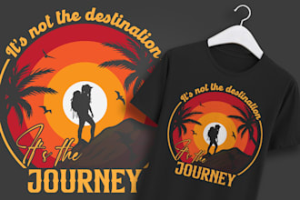 create retro vintage and custom t shirt designs within 24 hr