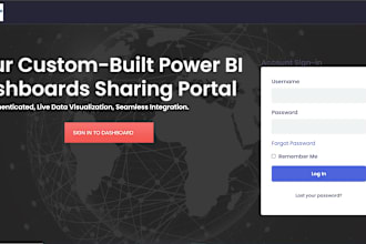 embed live power bi dashboards on a secure web portal for easy audience sharing
