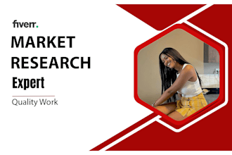 do market research, business plan, swot analysis, and competitor analysis