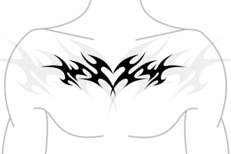create y2k neo tribal cyber sigils artwork for tattoos etc