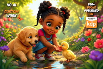 do 3d children book illustration and 3d children illustration