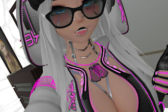 create vrchat 3d model vr chat avatar vrc character nsfw furry avatar unity avi