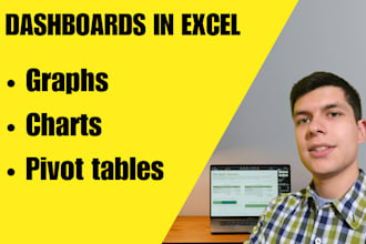 do custom excel graphs, pivot tables, dashboards solutions