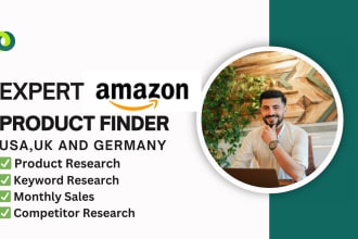 be your expert product finder for amazon USA,UK,germany