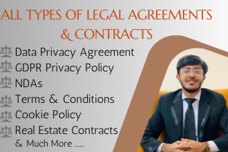 draft contracts gdpr data privacy policies nda terms and conditions