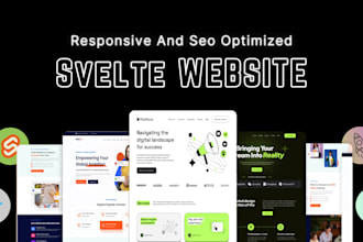build websites using svelte js and svelte kit