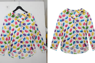 do ghost mannequin, nick joint, wrinkles remove  provide all kinds of work