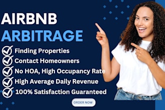 find airbnb arbitrage properties in USA, ca, and any other location
