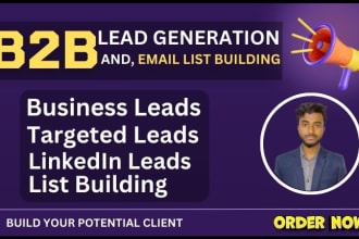 do business leads, targeted email list building and linkedin lead generation