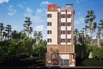 do exterior 3d modelling and rendering