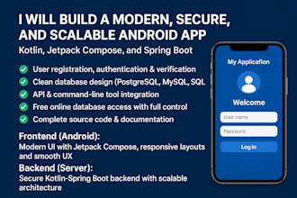 build powerful apps with jetpack and spring boot kotlin fullstack