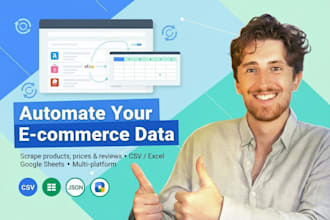 scrape ecommerce product data, reviews, and competitor prices