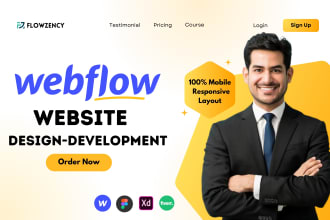webflow website design, redesign, or fix webflow website, figma to webflow