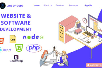 develop website, software and provide tech support services